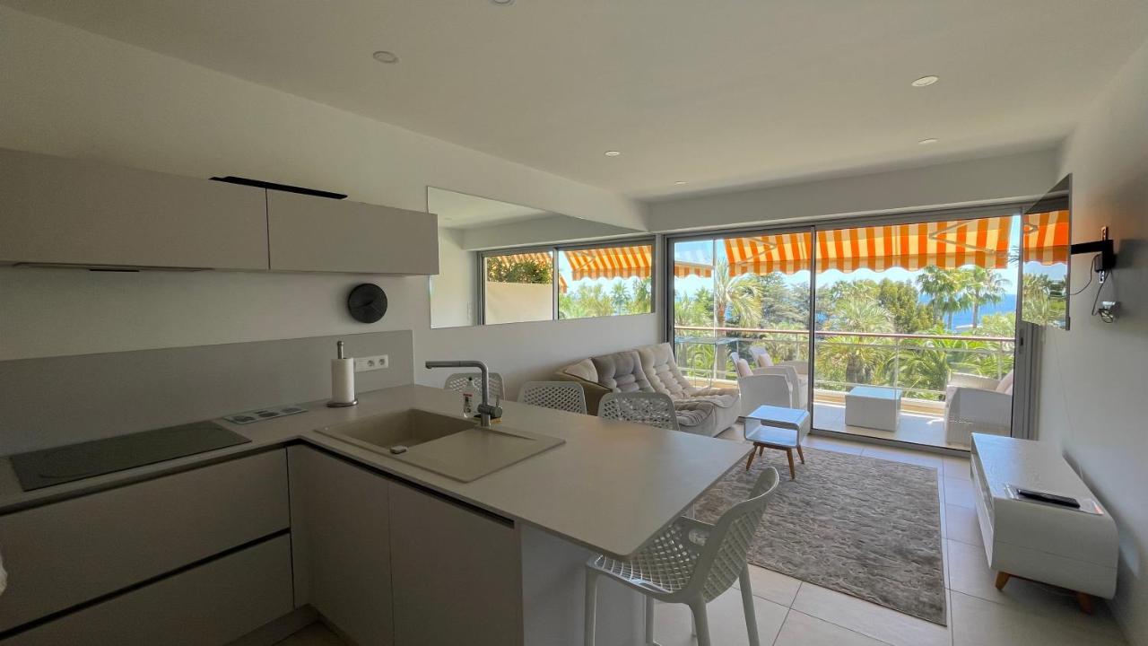 Appartement 2 Chambres Vue Mer Panoramique, Proche Croisette Cannes Vallauris Exteriör bild