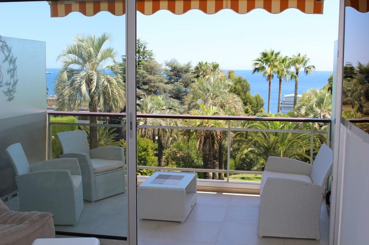 Appartement 2 Chambres Vue Mer Panoramique, Proche Croisette Cannes Vallauris Exteriör bild